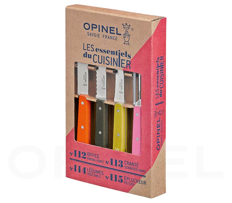 Kitchen Knife Set Color Les Essentiels Messerworld En